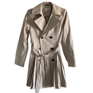 Rachel Parcell Stone Notch Collar Belted Coat
